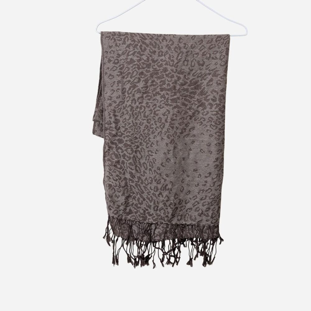 Brown Leopard Cheetah Animal Print Pashmina/Scarf